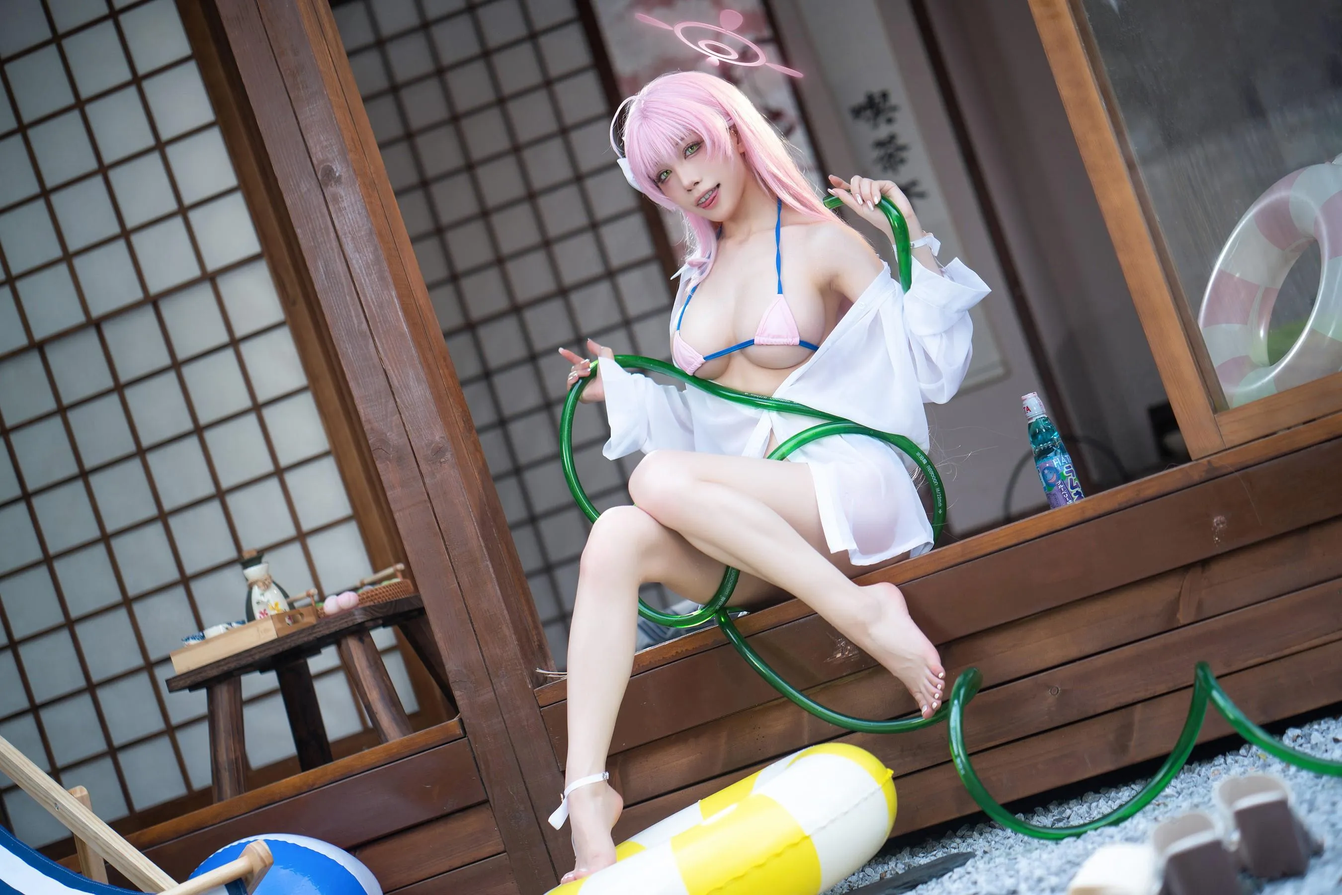 水淼aqua – NO.156 Fantia 2023年10月套图2套-20231025浦和❣️一緒涼？ [40P]插图5